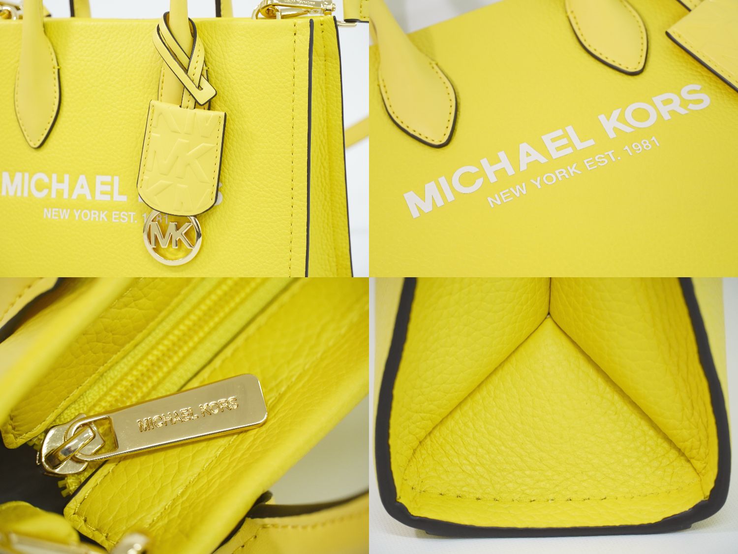 マイケルコース MICHAEL KORS ミレラ 2WAY ショルダーバッグ トートバッグ ポシェット レザー イエロー Mirella バッグ –  BRAND BOX by HIRAKOBA