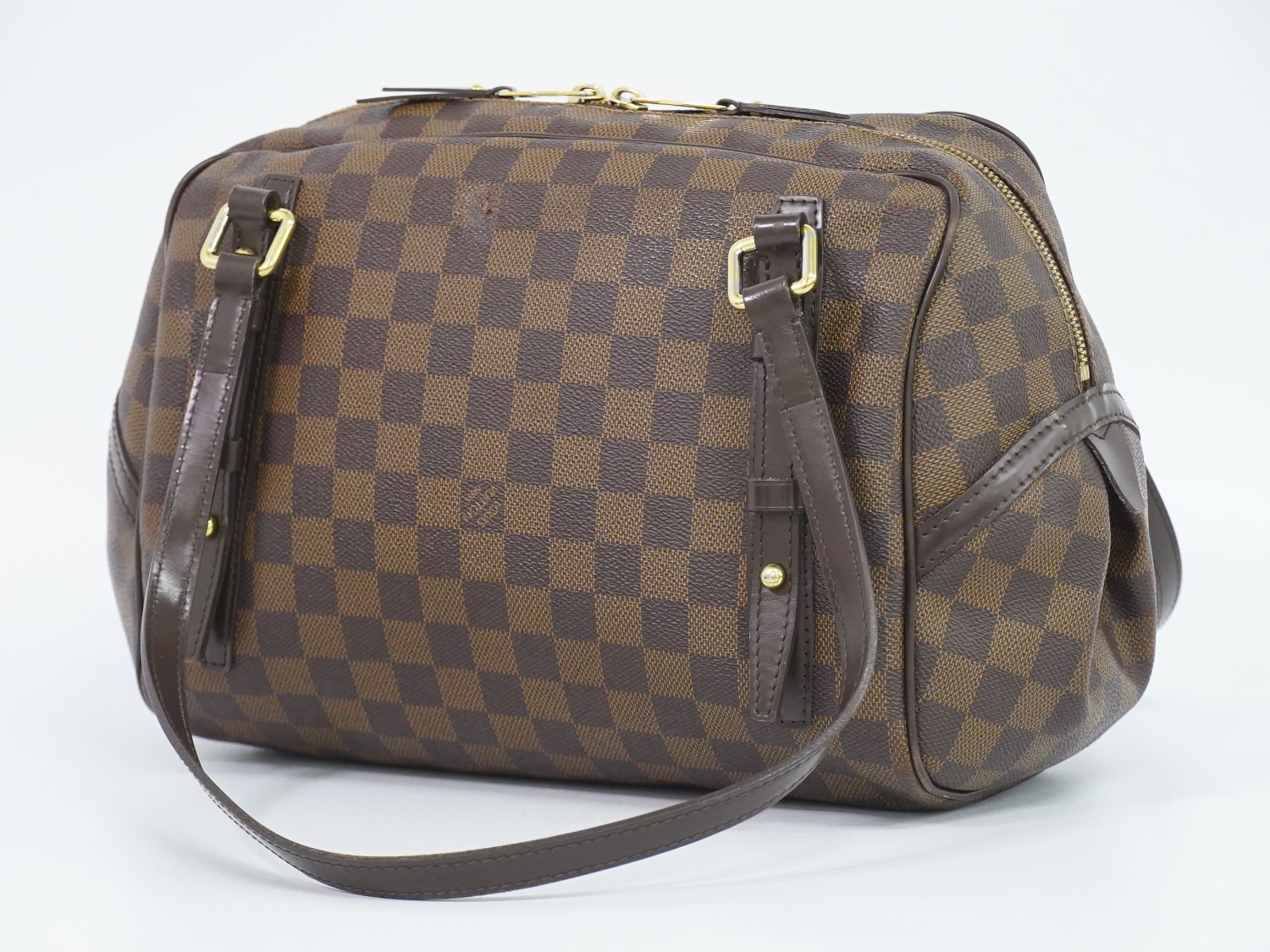 ルイヴィトン LOUIS VUITTON LV リヴィントン PM ダミエ エベヌ ショルダーバッグ トートバッグ ブラウン N41157  Rivington ビトン バッグ – BRAND BOX by HIRAKOBA