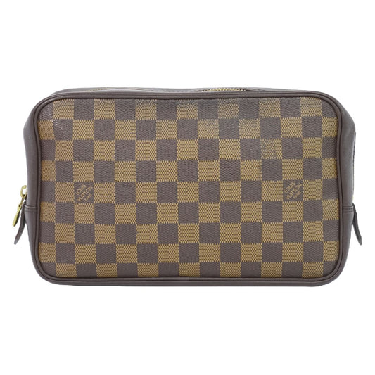 LOUIS VUITTON LV トゥルーストワレット ダミエ エベヌ ポーチ N47623