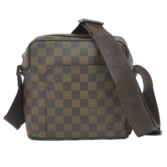 LOUIS VUITTON LV オラフ PM ダミエ エベヌ ショルダーバッグ N41442