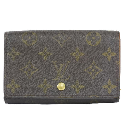 LOUIS VUITTON LV ポルトモネ ビエ トレゾール モノグラム 折財布 M61730