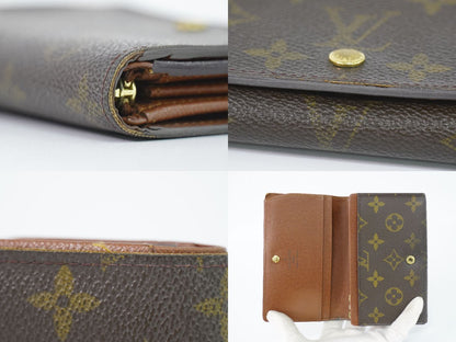 LOUIS VUITTON LV ポルトモネ ビエ トレゾール モノグラム 折財布 M61730