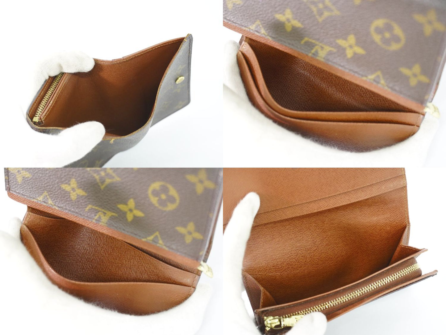 LOUIS VUITTON LV ポルトモネ ビエ トレゾール モノグラム 折財布 M61730