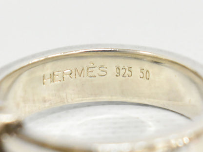 HERMES サンチュール ブックルセリエ 925 リング 指輪 50 10号