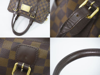 LOUIS VUITTON LV バークレー ダミエ エベヌ ハンドバッグ N52000