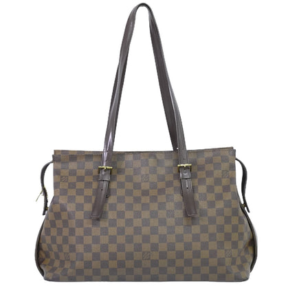 LOUIS VUITTON LV チェルシー ダミエ エベヌ ショルダーバッグ N51119