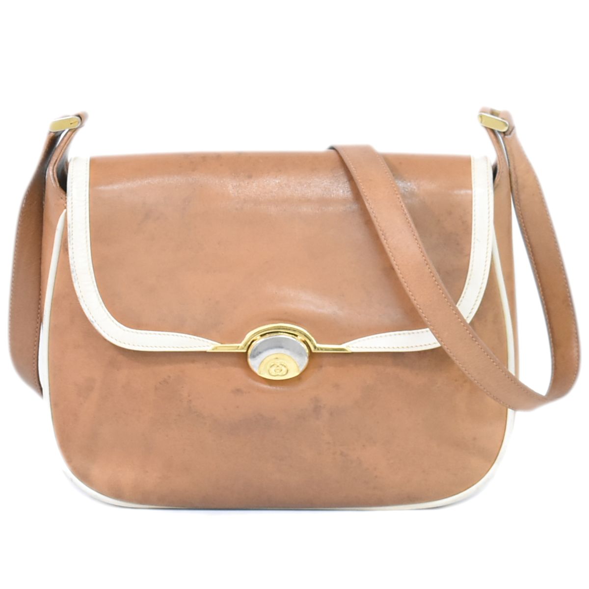 GUCCI オールドグッチ ショルダーバッグ ブラウン