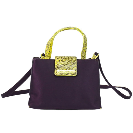 BVLGARI 2WAY ショルダーバッグ パープル イエロー