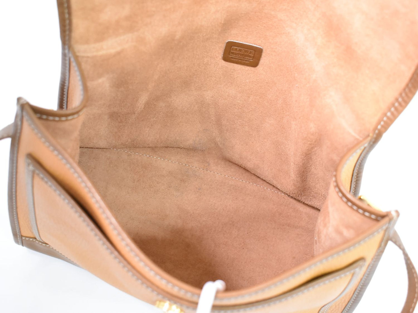 LOEWE アナグラム ショルダーバッグ ベージュ ブラウン