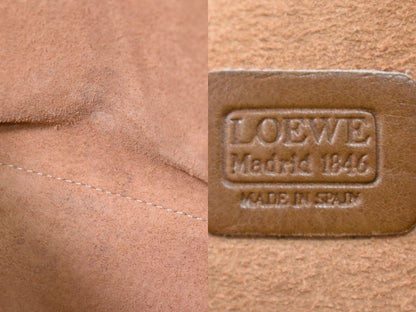 LOEWE アナグラム ショルダーバッグ ベージュ ブラウン