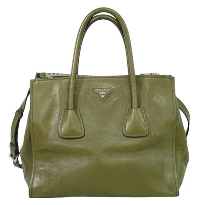 PRADA 2WAY ショルダーバッグ カーキ