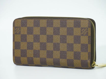 LOUIS VUITTON ジッピーウォレット ダミエ エベヌ 長財布 N60015