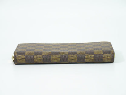 LOUIS VUITTON ジッピーウォレット ダミエ エベヌ 長財布 N60015