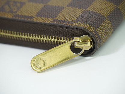 LOUIS VUITTON ジッピーウォレット ダミエ エベヌ 長財布 N60015
