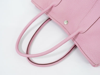HERMES ガーデンパーティ PM トートバッグ □O刻 ピンク