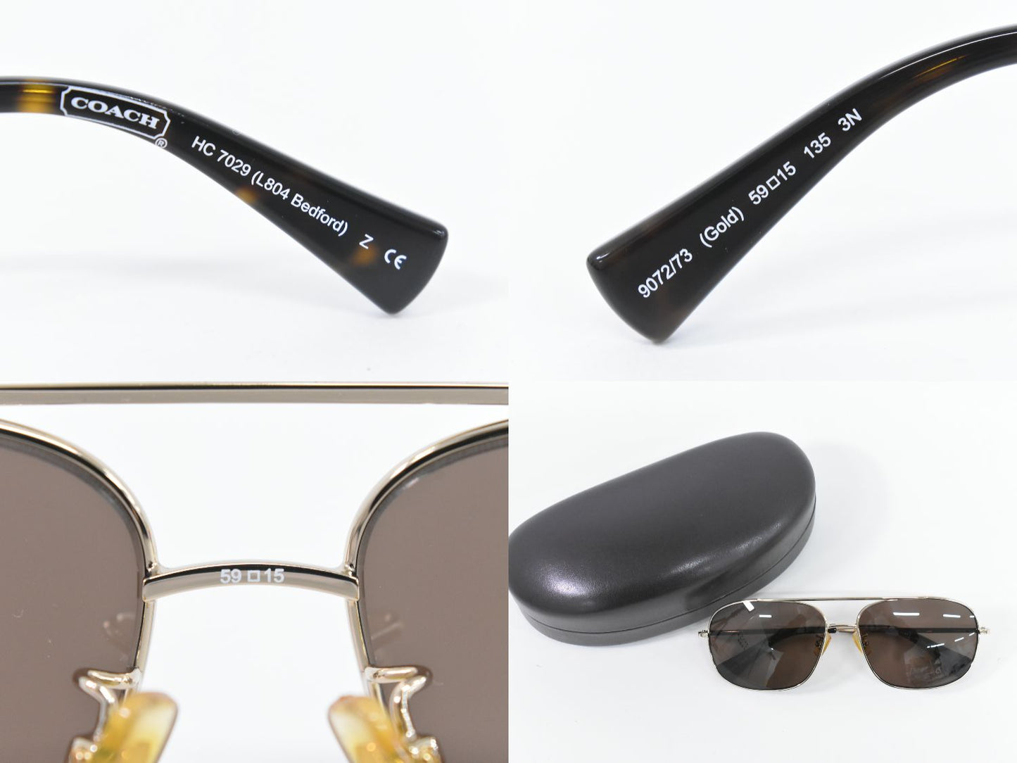 COACH プラスチック GP サングラス ブラウン HC7029