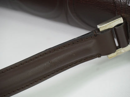 Salvatore Ferragamo ガンチーニ柄 ショルダーバッグ ブラウン