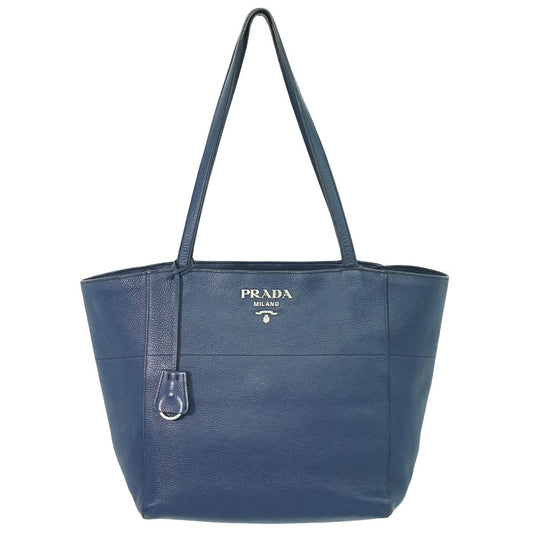 PRADA トートバッグ ネイビー 1BG202