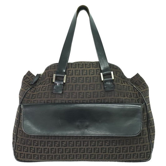 FENDI ズッキーノ ハンドバッグ ブラウン 16533