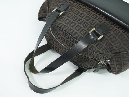 FENDI ズッキーノ ハンドバッグ ブラウン 16533