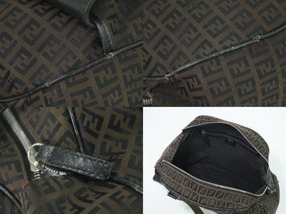 FENDI ズッキーノ ハンドバッグ ブラウン 16533