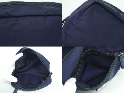 PRADA ポーチ ネイビー