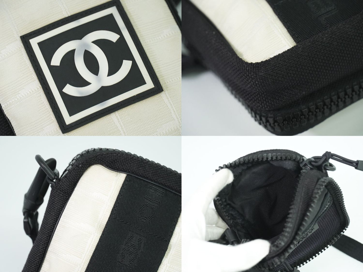 CHANEL ココマーク スポーツライン ショルダーバッグ ブラック ベージュ