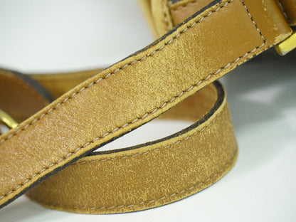 Christian Dior ハニカム柄 ショルダーバッグ ブラック ブラウン