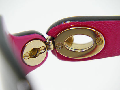 Christian Dior ロゴ サングラス ブラック ピンク