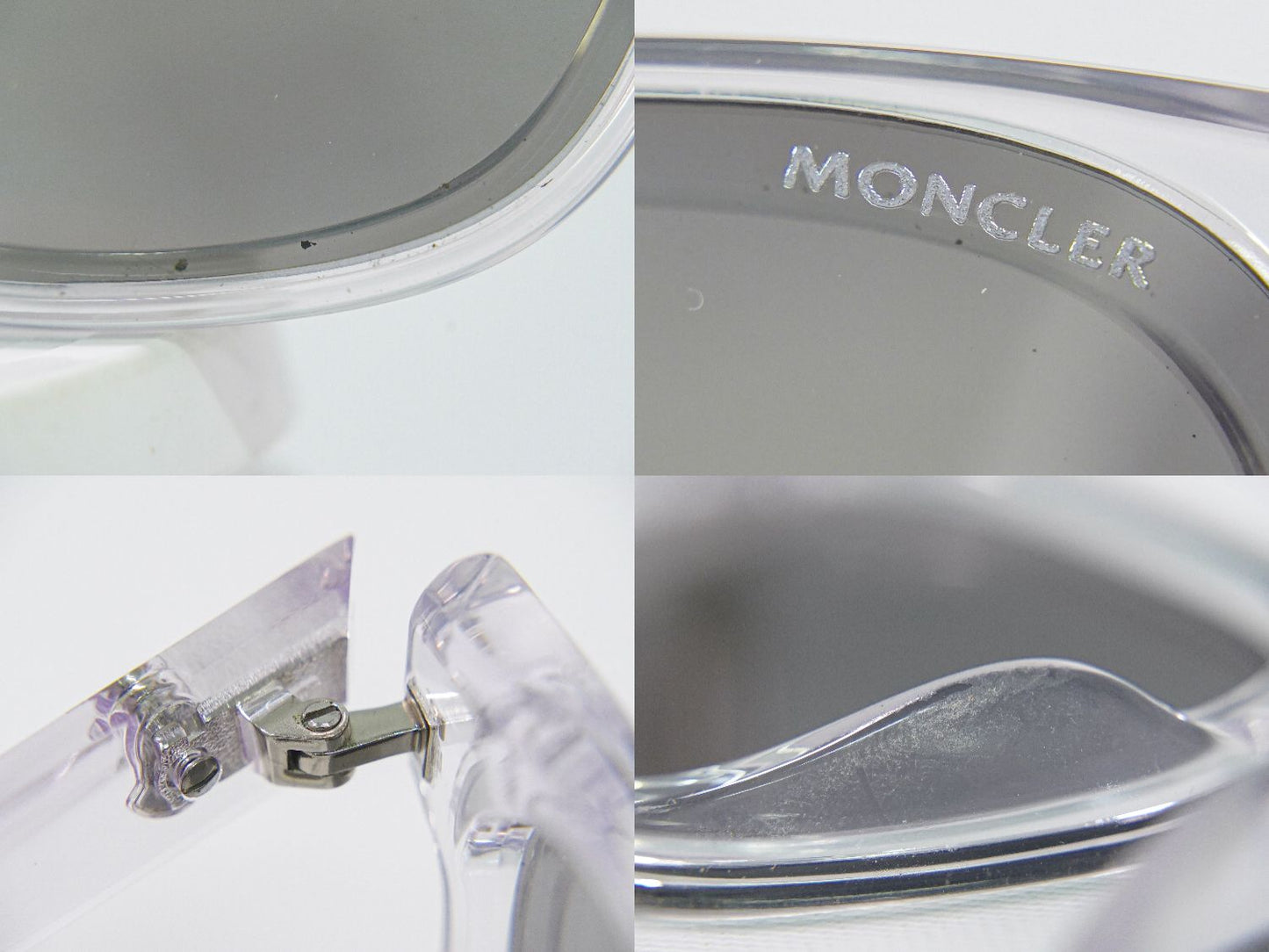 MONCLER プラスチック サングラス クリア ML0086