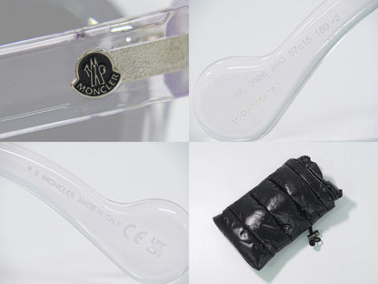 MONCLER プラスチック サングラス クリア ML0086