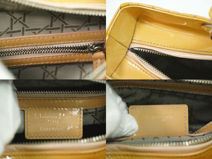 Christian Dior レディディオール カナージュ 2WAY ショルダーバッグ ベージュ