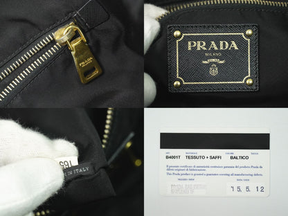 PRADA テスート ショルダーバッグ ブラック B4001T