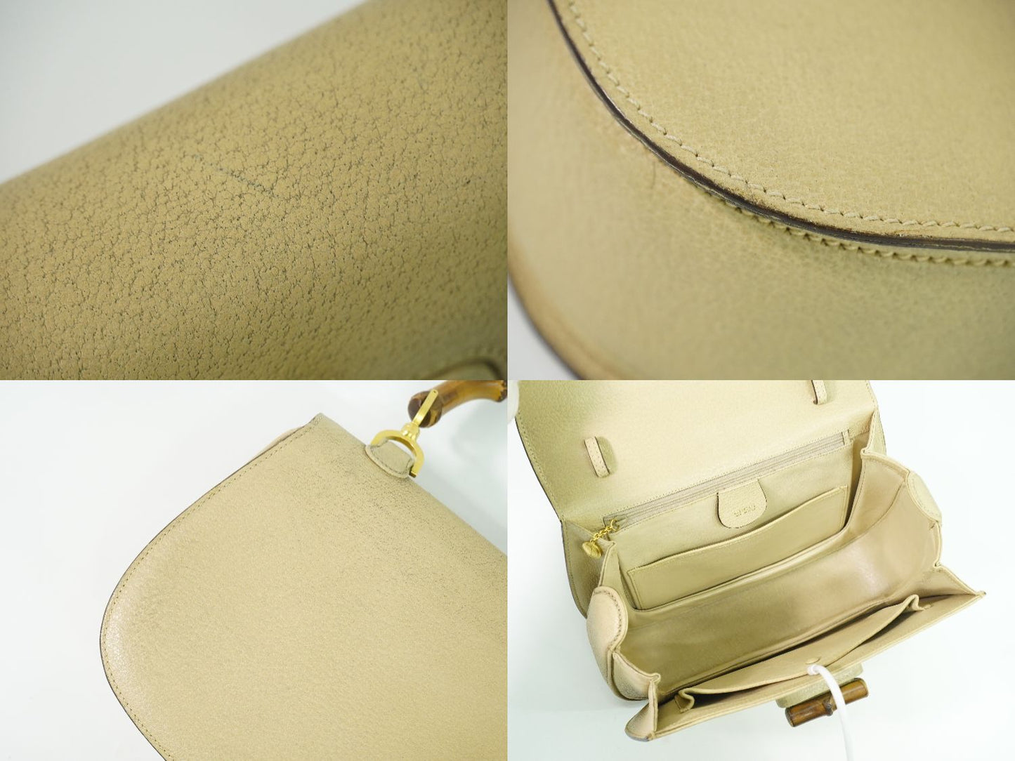 GUCCI バンブー ハンドバッグ ベージュ
