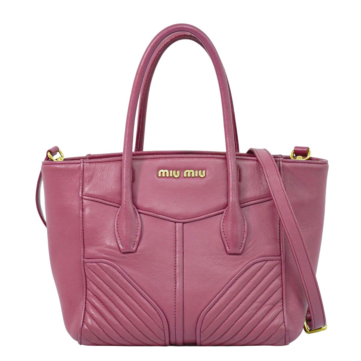 MIU MIU 2WAY ショルダーバッグ ピンク