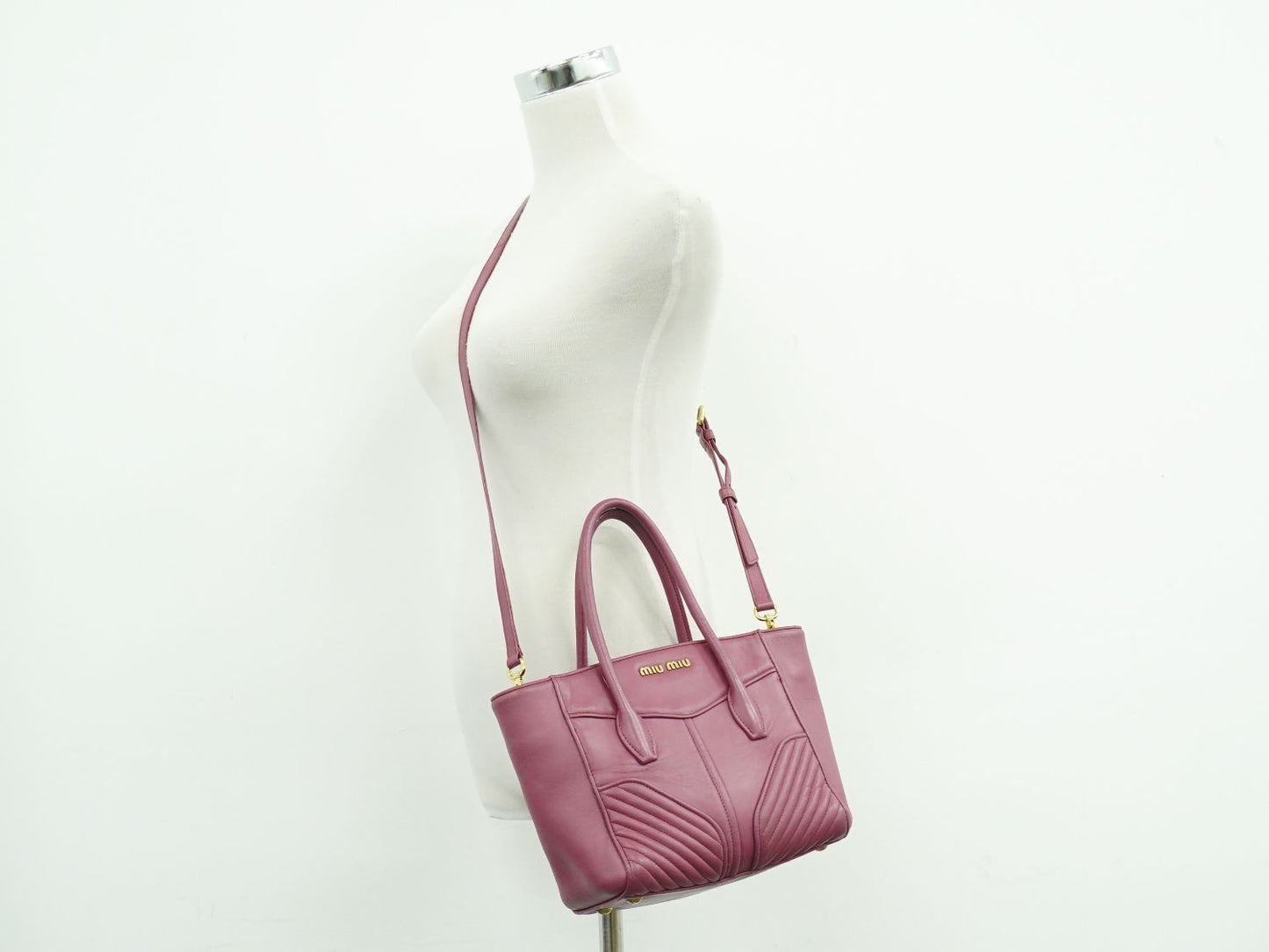 MIU MIU 2WAY ショルダーバッグ ピンク