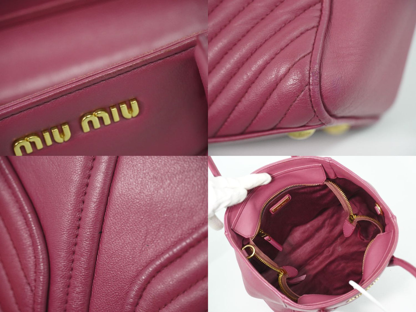 MIU MIU 2WAY ショルダーバッグ ピンク