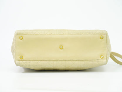 Christian Dior レディディオール 2WAY ショルダーバッグ ベージュ