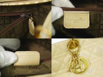 Christian Dior レディディオール 2WAY ショルダーバッグ ベージュ