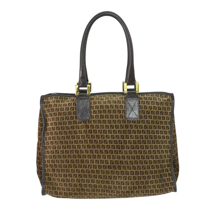 FENDI ズッキーノ ヴィンテージ ハンドバッグ ブラウン