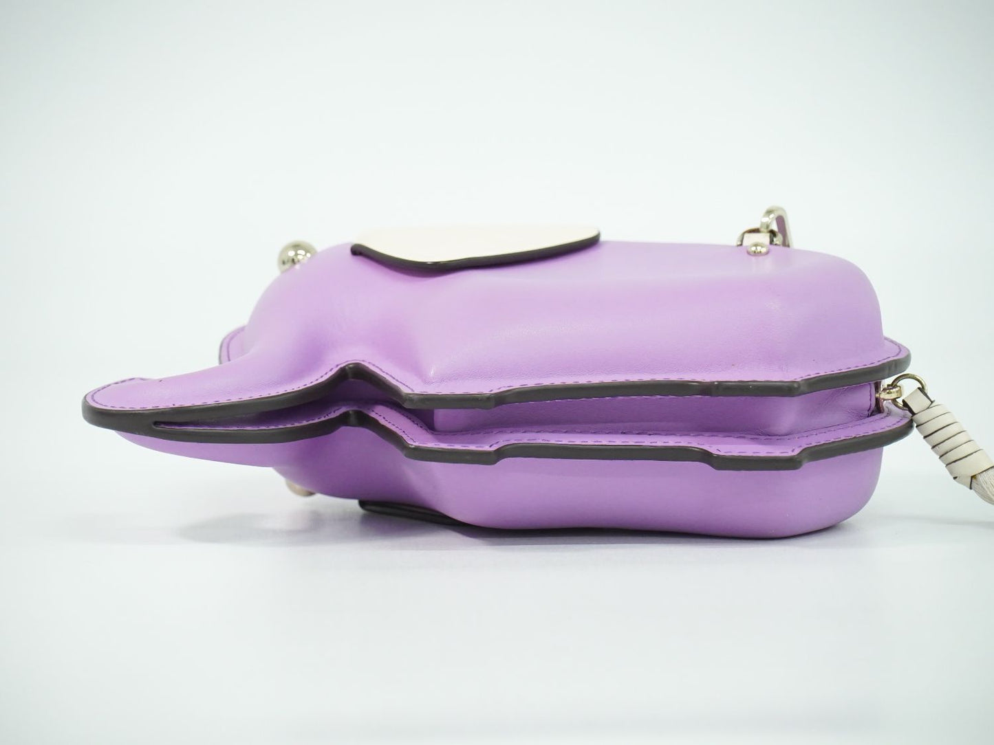 kate spade タイニー エレファント ショルダーバッグ パープル ホワイト