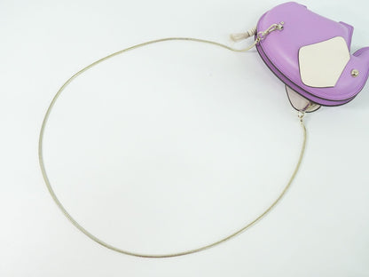 kate spade タイニー エレファント ショルダーバッグ パープル ホワイト