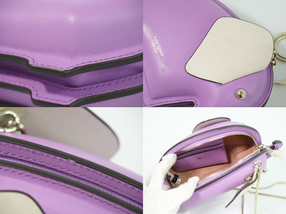 kate spade タイニー エレファント ショルダーバッグ パープル ホワイト