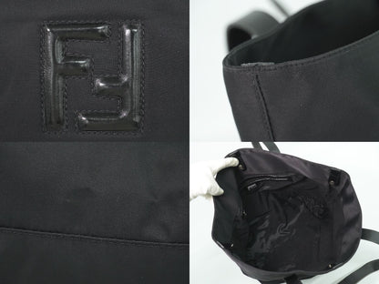 FENDI ロゴ トートバッグ ブラック