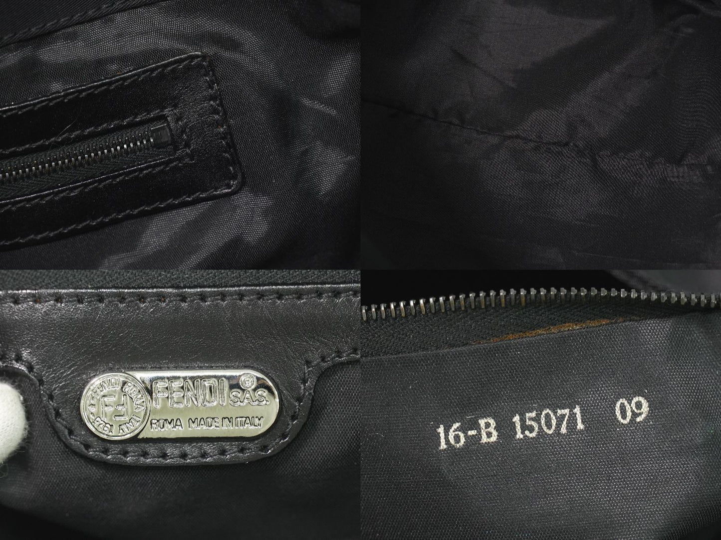 FENDI ロゴ トートバッグ ブラック