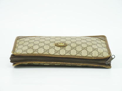 GUCCI オールドグッチ GGスプリーム クラッチバッグ ベージュ