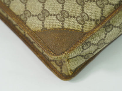 GUCCI オールドグッチ GGスプリーム クラッチバッグ ベージュ