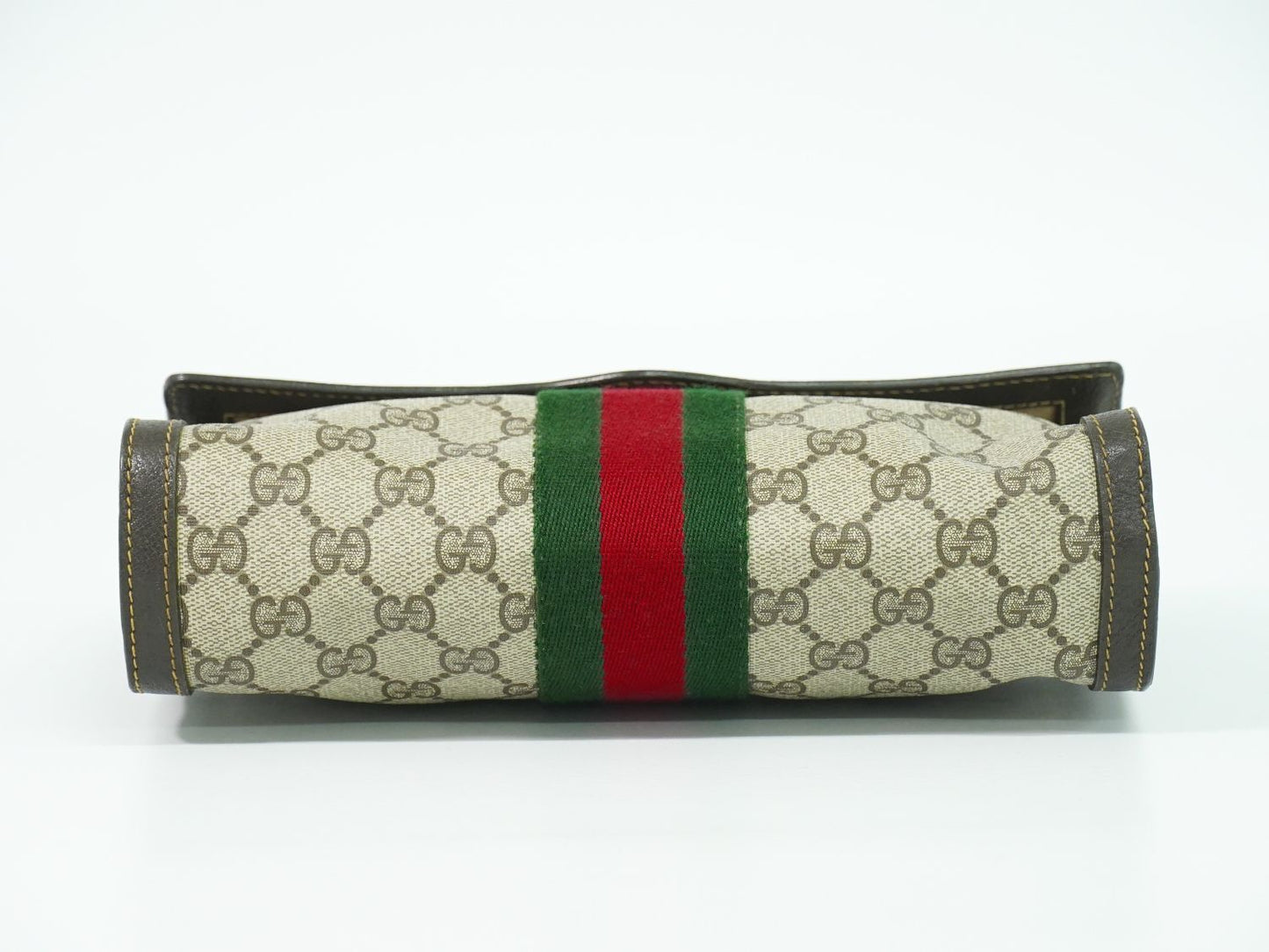 GUCCI オールドグッチ シェリーライン GGスプリーム クラッチバッグ ベージュ
