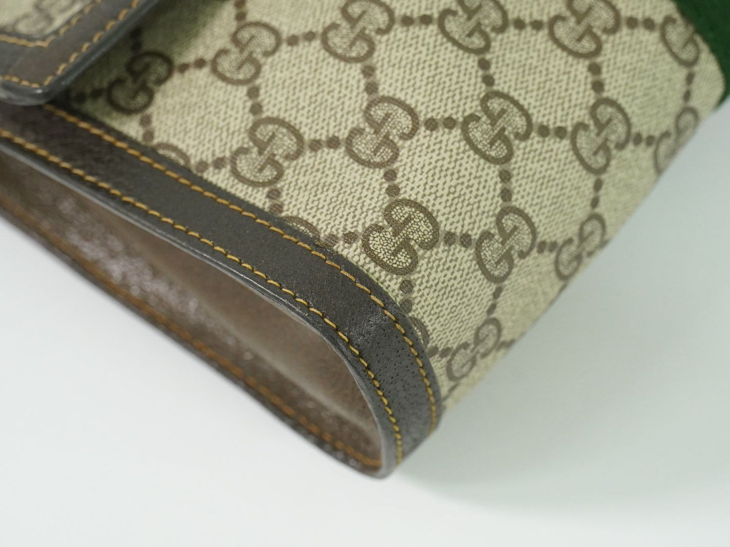 GUCCI オールドグッチ シェリーライン GGスプリーム クラッチバッグ ベージュ