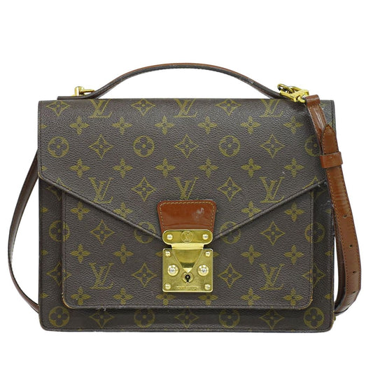 LOUIS VUITTON モンソー モノグラム 2WAY ショルダーバッグ M51185